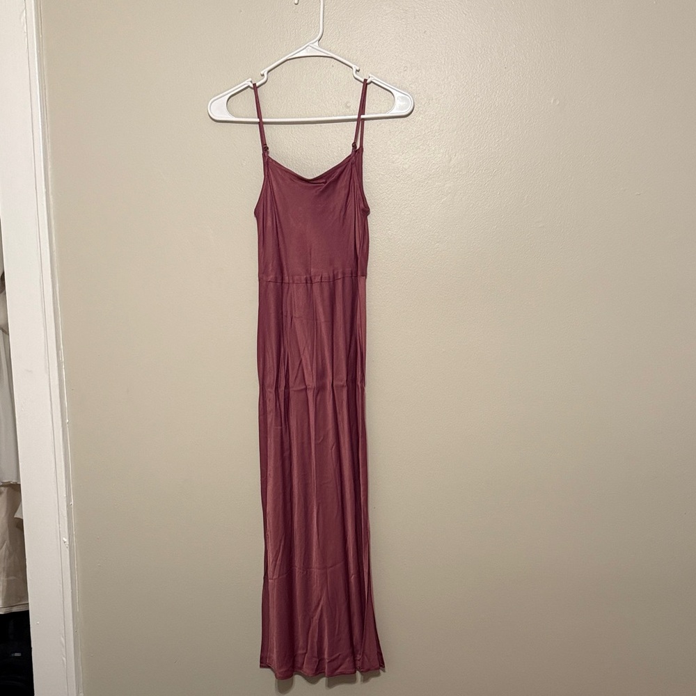 Anthropologie Mauve Midi Dress - Picture 2 of 4